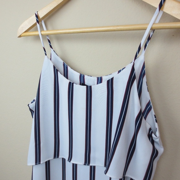 Soprano Striped Asymmetrical Tank Top - Picture 3 of 6